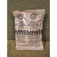 USA RAÇÃO MRE Nova Geração MENU 03 - MACARRÃO COM OVO E VEGETAIS AO MOLHO